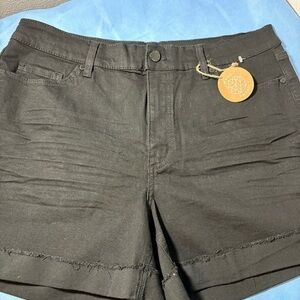 Dip Black Jean Shorts for Women